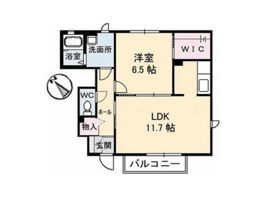 間取図 ウィステリアおおつ