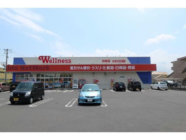 ドラッグストアウェルネス白枝店(ドラッグストア)まで923m ブランシュⅡ