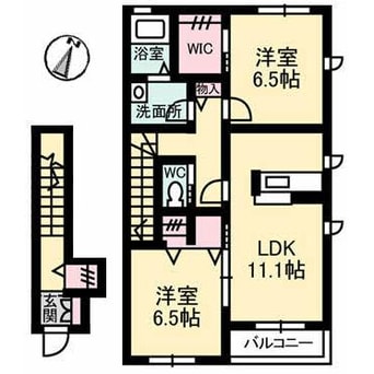 間取図 クオレール