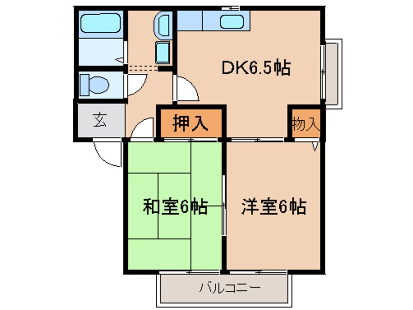 間取図 セセラＡ棟