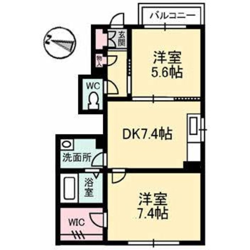 間取図 つつじヶ丘ガーデン
