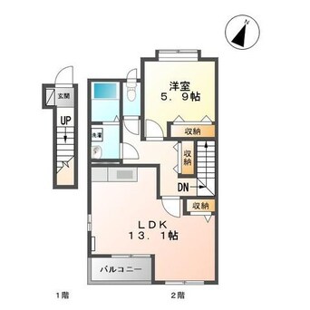 間取図 パルジェ