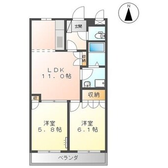 間取図 ディモア　ⅰ