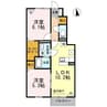 シャンクス 2LDKの間取り