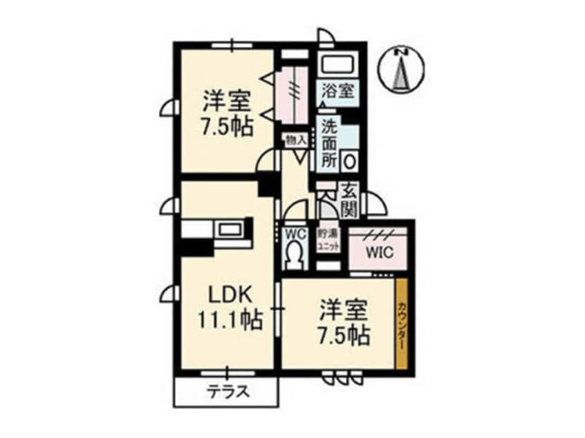 間取図 アトリエールＡＳ