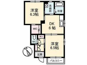 間取図 ボン ジュルネ