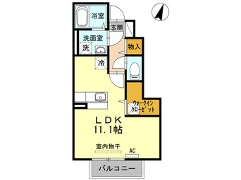 間取図 エレガンス中ノ島A