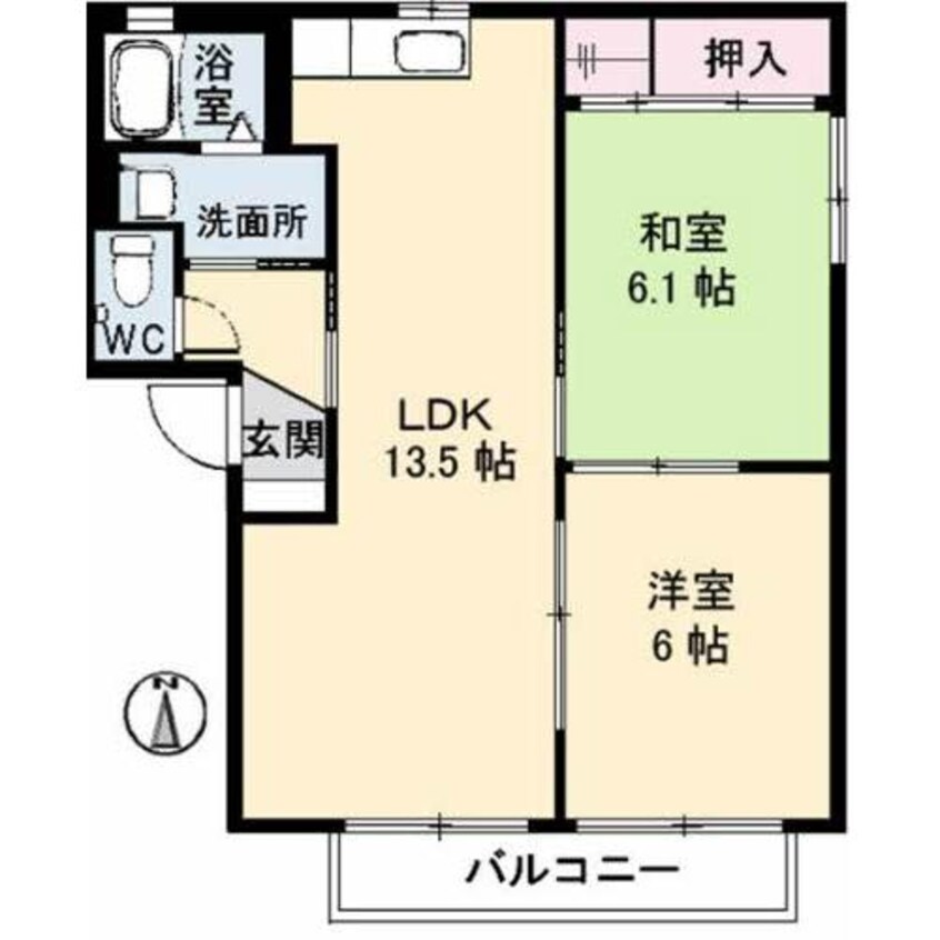 間取図 ファミールMⅡ