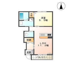 間取図 ディア　ベルジュ