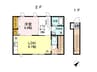 アスティⅡ 1LDKの間取り