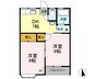ドリームタウン 2DKの間取り