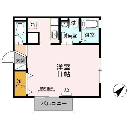 間取り図 リビングタウン塩冶　A棟