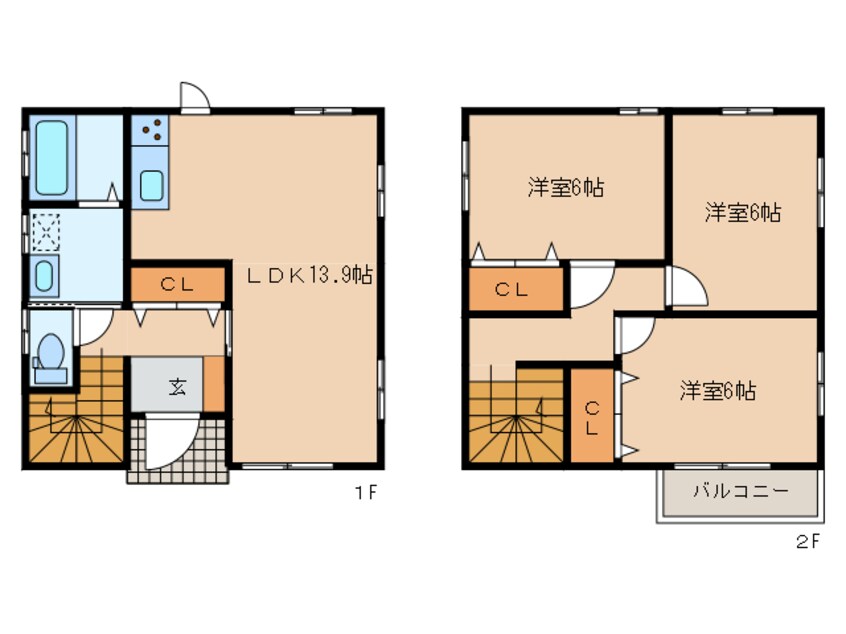 間取図 ブランペルレ４番館