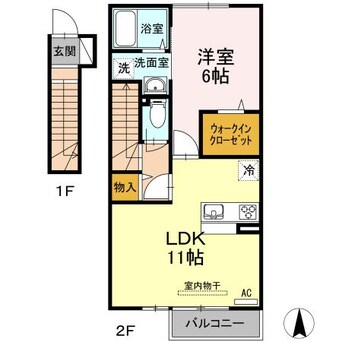 間取図 クロスローズイズモ