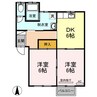 コーポシグマ 2DKの間取り