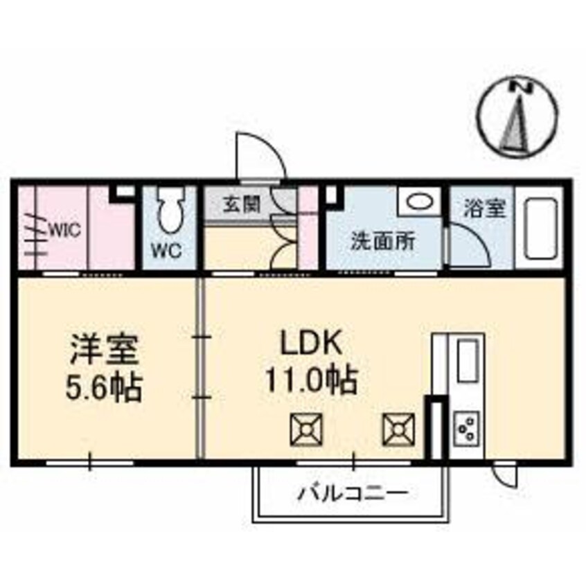 間取図 グレースコート出雲