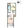 グランチェスタ出雲 1LDKの間取り