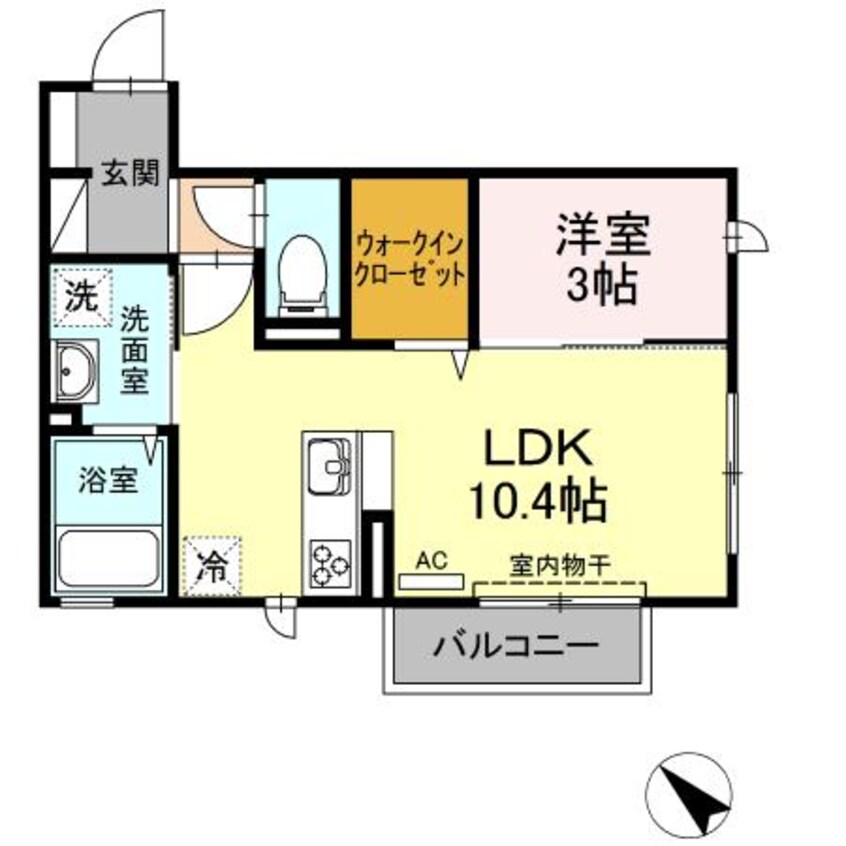 間取図 アベニーレ　Ⅰ棟