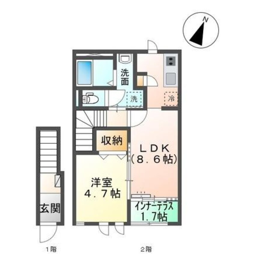 間取図 シェリール