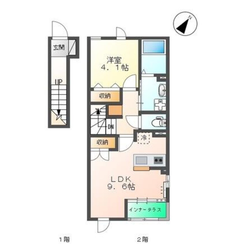 間取図 トレイル