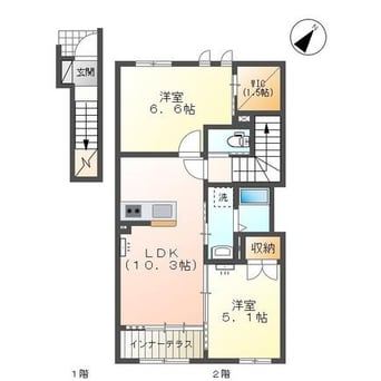 間取図 カナル・セカンド