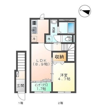 間取図 ライプニッツ・クレスト出雲