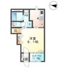 ライプニッツ・クレスト出雲 1Kの間取り