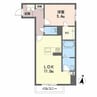 （仮）シャーメゾン今市 1LDKの間取り