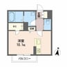 （仮）シャーメゾン今市 1Rの間取り