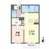 （仮）シャーメゾン今市 1LDKの間取り