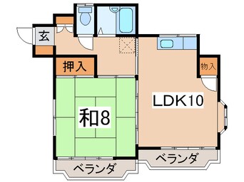 間取図 コーポ長谷川