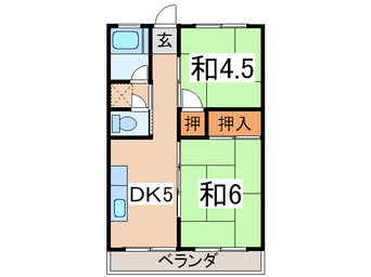 間取図 カトルセゾンⅠ