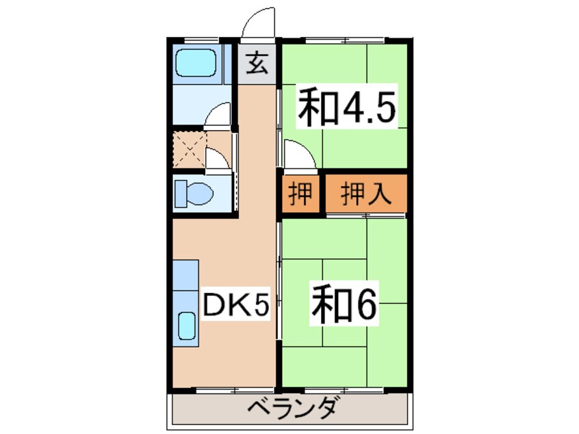 間取図 カトルセゾンⅠ