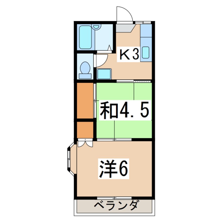 間取図 カトルセゾンⅡ