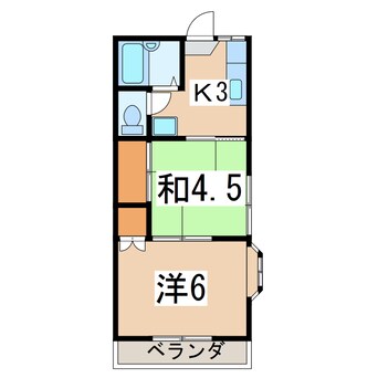 間取図 カトルセゾンⅡ