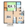 ジョイフルハウス２１ 2Kの間取り