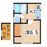 ハイツ・ヤマグチ 1Kの間取り