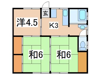 間取図 大類アパート