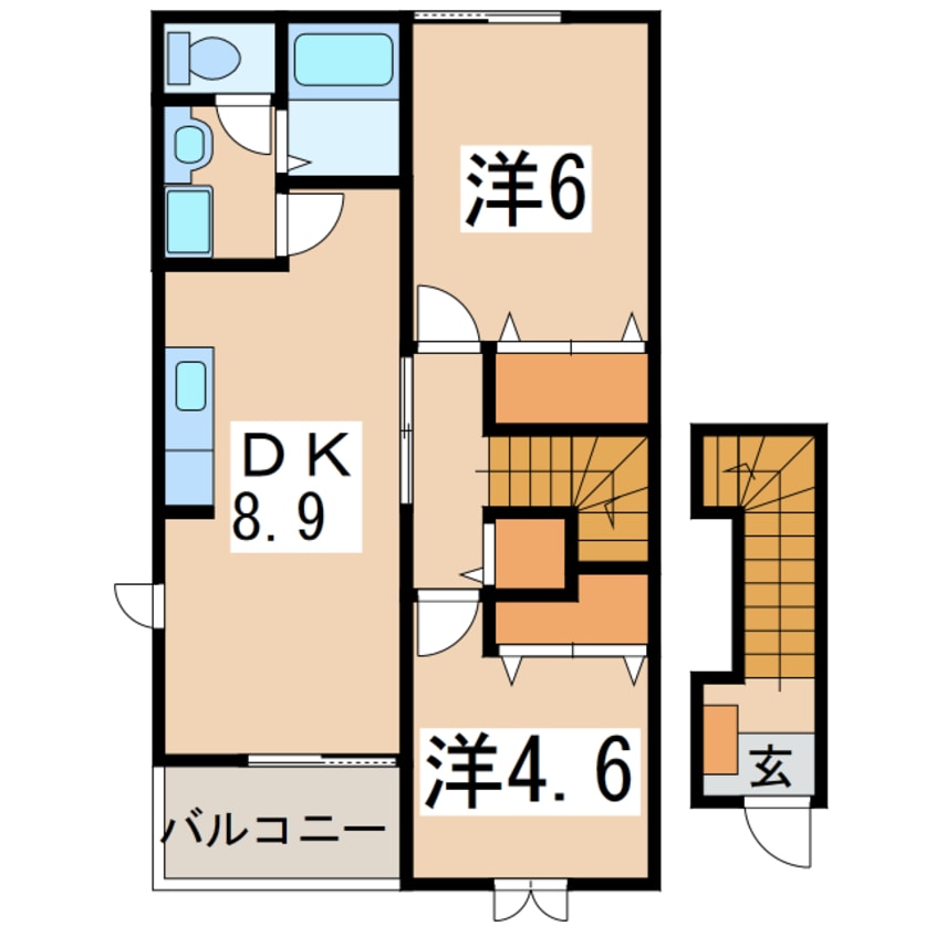 間取図 ハイナブリッサＢ