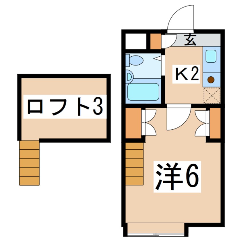 間取図 シティパレス諏訪Ⅰ