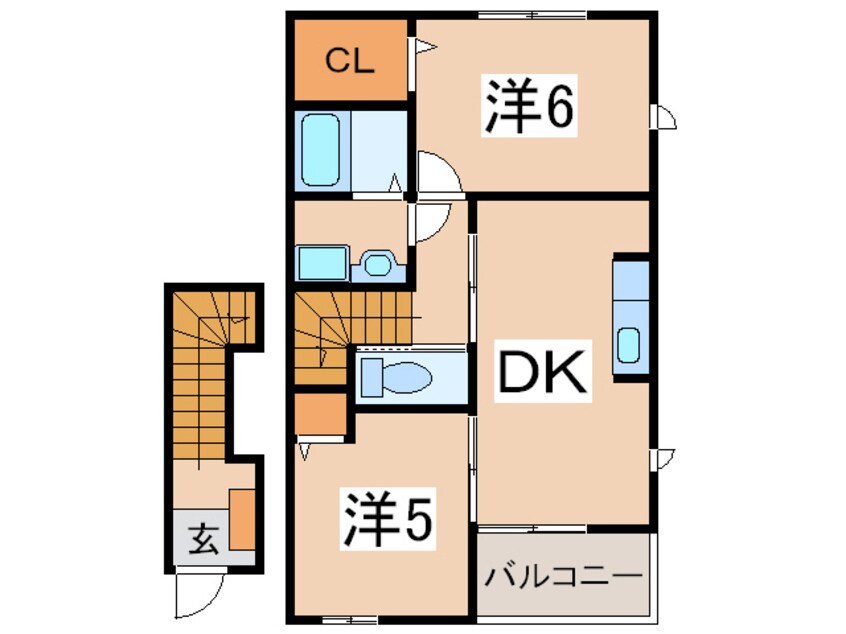 間取図 カーサ・プリムラ