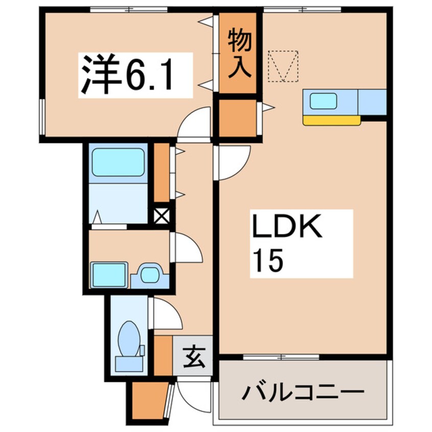 間取図 サンブリッジⅡ