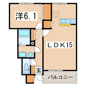 間取図 サンブリッジⅡ