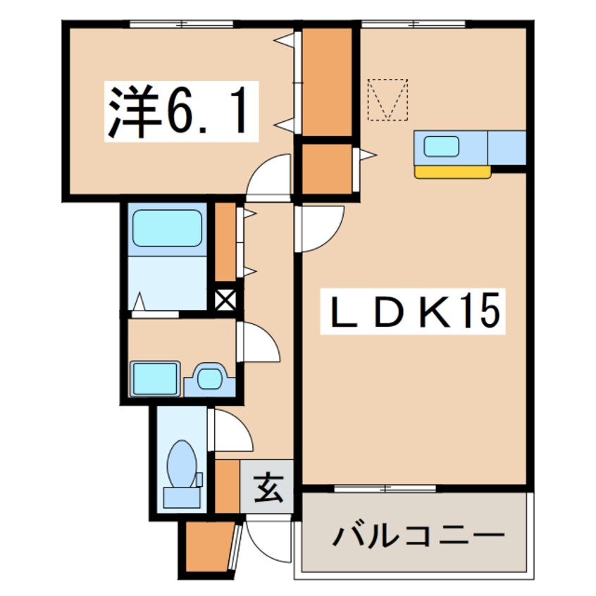間取図 サンブリッジⅡ