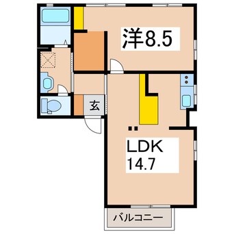 間取図 Flower Garden 参番館