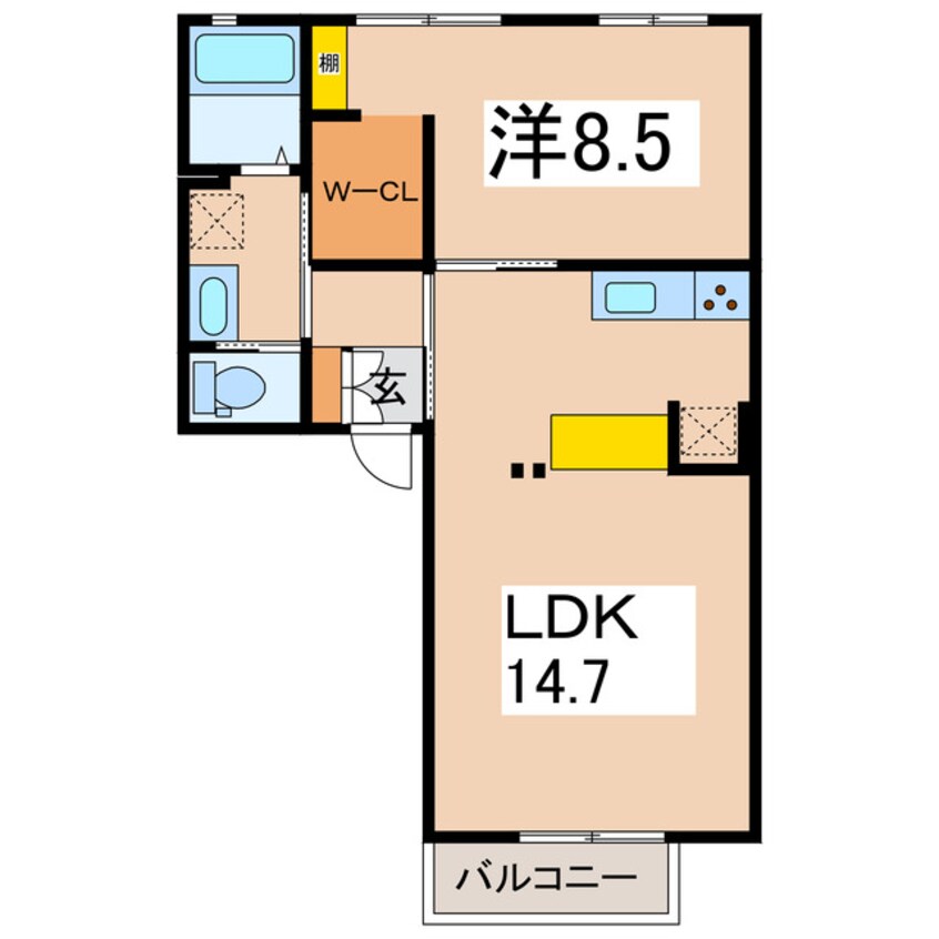 間取図 Flower Garden 参番館