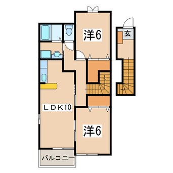 間取図 ベルメゾン・フローラＣ