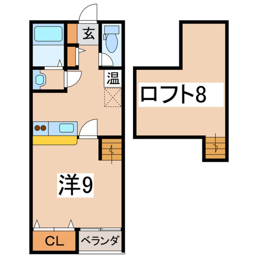 間取図 ヤングヒルズ会津Ａ棟