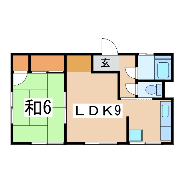 間取り図 グリーンビレッジＢ