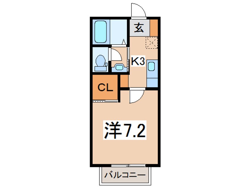 間取図 セジュールＡ